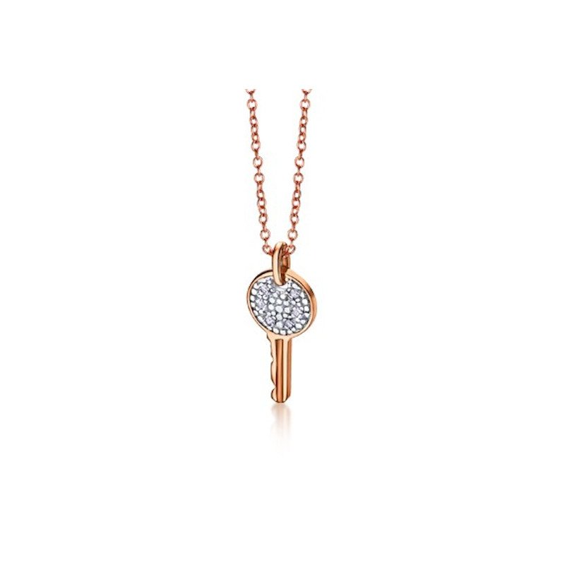 Colgante Lecarré Oro Rosa 18k y Diamantes mujer GD094OR.00